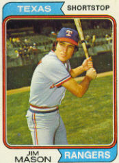 1974 Topps Baseball Cards      618     Jim Mason